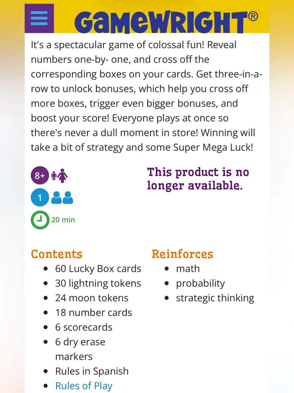 NEW Super Mega Lucky Box game